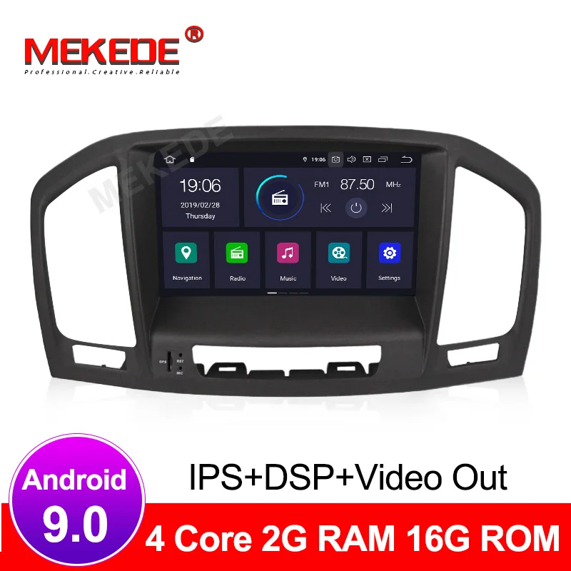 Top MEKEDE IPS DSP Android 9.0 Car DVD radio Player for Opel Vauxhall Holden Insignia 2008-2013 car stereo GPS navigation multimedia 2