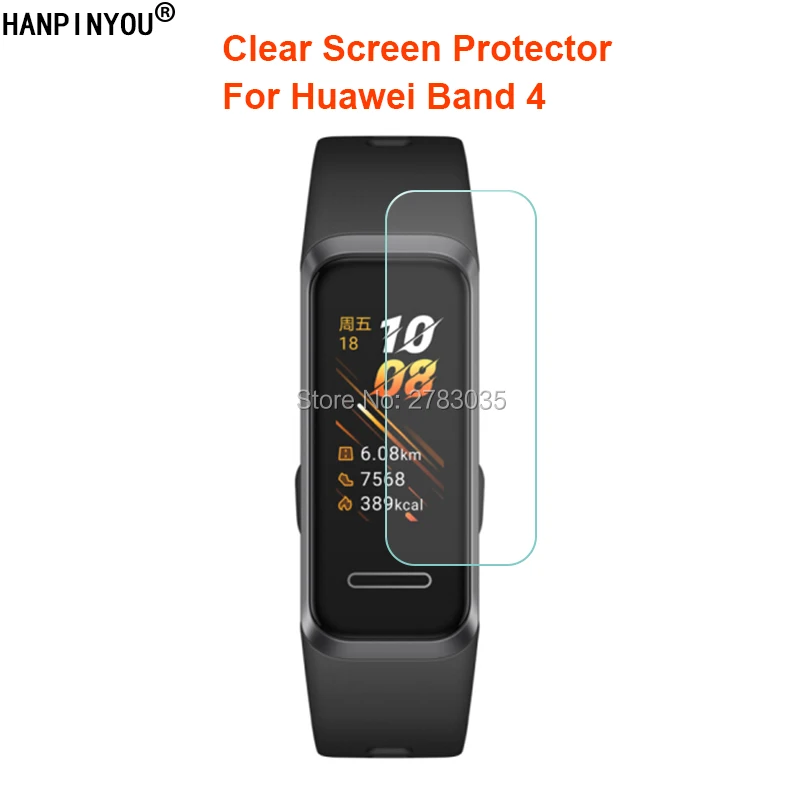 Умный Браслет для Huawei Band 4 прозрачная глянцевая Защитная пленка экрана (не