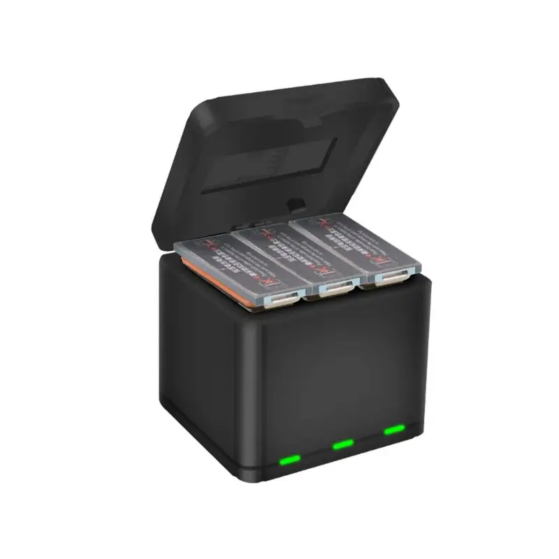 3 батареи Smart QC 3,0 быстрое зарядное usb-устройство коробка с кабелем для передачи данных для OSMO аксессуары для спортивной камеры