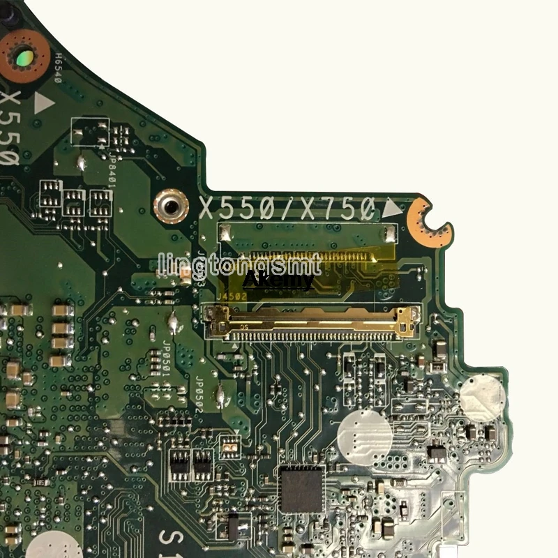 X550ZE FX7600 Процессор интерфейс LVDS PM Материнская плата Asus X550ZA X550Z VM590Z K550Z X555Z Материнская плата ноутбука 90NB06Y0-R00050Tested