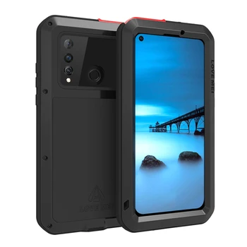 

Love Mei Metal Case For Huawei Nova 4 4E Shockproof Phone Cover For Huawei Nova 4 4E Coque Rugged Armor Anti-Fall Case Nova4E