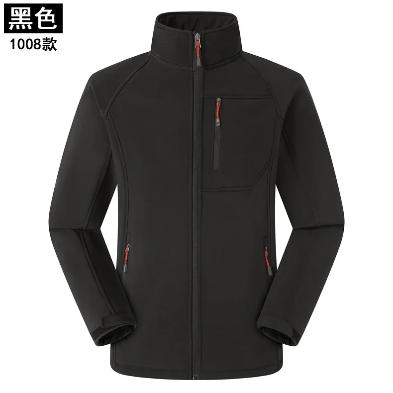 Outdoor Jacket 10 Одежда для спорта на открытом воздухе, мягкая оболочка, ветрозащитная, водонепроницаемая, весна и осень, зима, спортивный воротник, воротник, теплая куртка для мужчин и женщин - Цвет: Outdoor Jacket 10