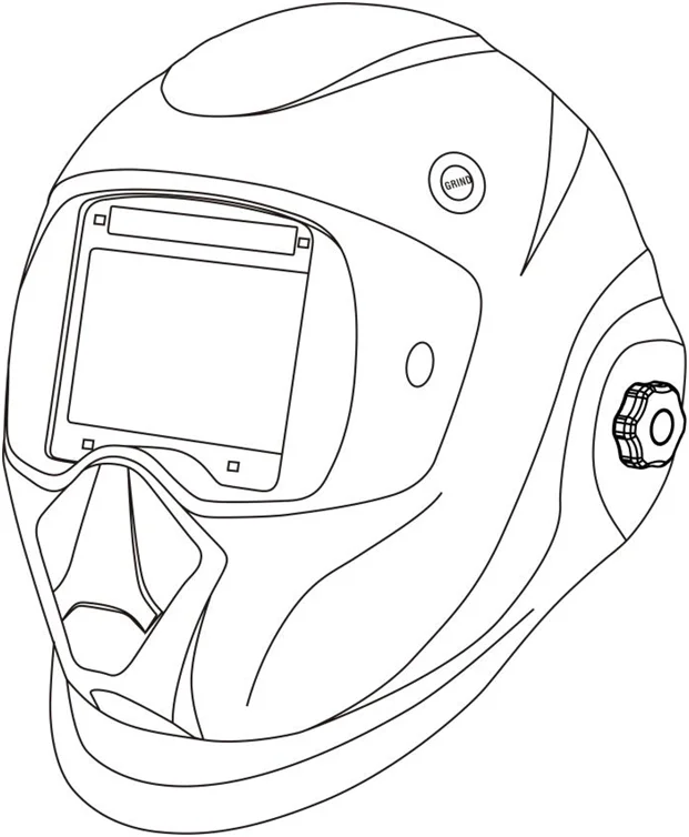 Máscara de soldadura SAFEUP con oscurecimiento automático USB TYPE-C, ajustable, MIG MMA, lente 4/5-8/9-13