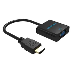 Vention V04 17 см серия HDMI в VGA адаптер конвертер кабель Micro USB мощность 3,5 мм аудио интерфейс для xbox HDTV ПК ноутбука