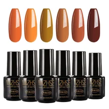 MIZHSEE Smalte Permanente УФ светодиодный лак для ногтей искусство гель Праймер Тыква цветная серия ногтей Клей для полировки ногтей Nail Art laquid Nagellak