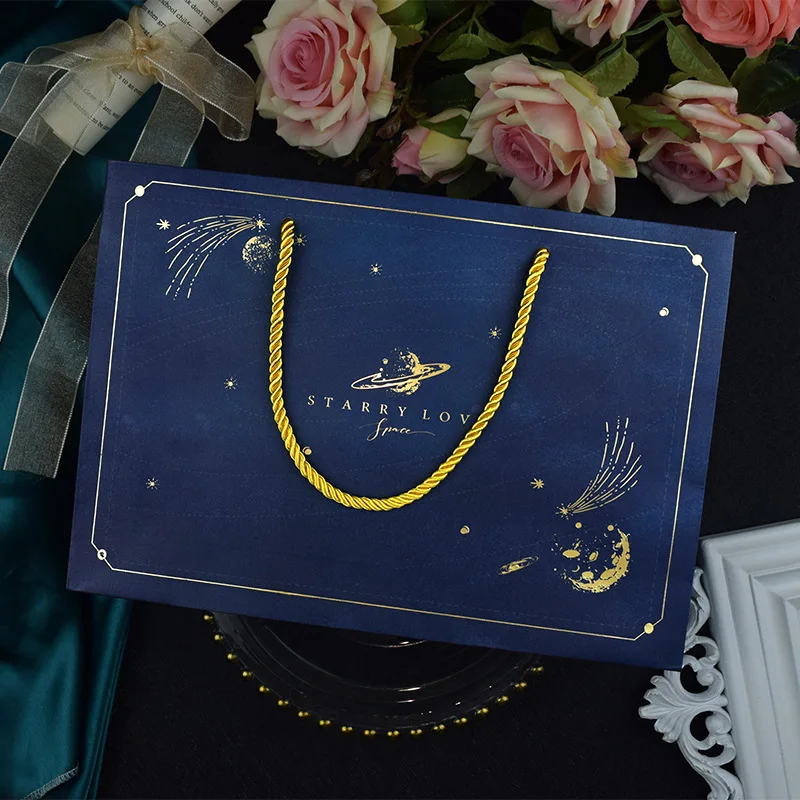 W 28.5x20x6cm Свадебная подарочная коробка, прозрачная упаковка, свадебный подарочный пакет, набор бумажных пакетов для подарков, подарочная упаковка для cajas de carto - Цвет: W 28.5x20x6cm