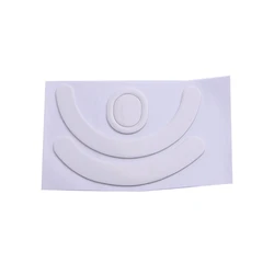 Premium Mouse Skates Glide Feet Pads with Rounded Curved Edges - White (G403 G603 G703)