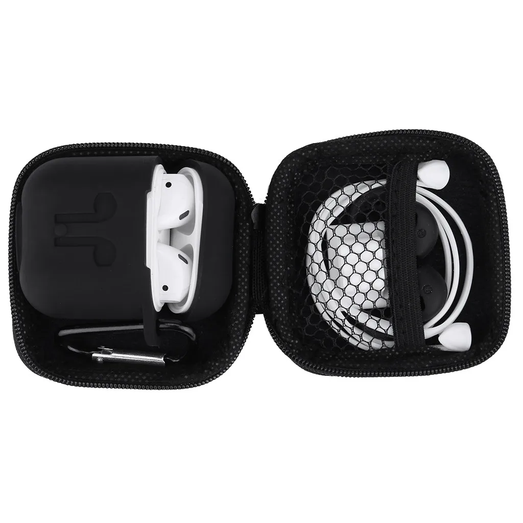 9 в 1 для Airpods 2 и 1 чехол для зарядки в силиконовых коробках защитный чехол и брелок с помпоном ремешок для Air Pods для девочек и женщин