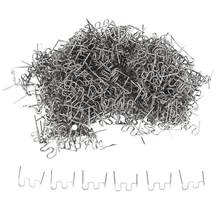 Grapas de plástico para reparación de ondas, para carrocería, parachoques, 1000mm, S, 0,8 unidades