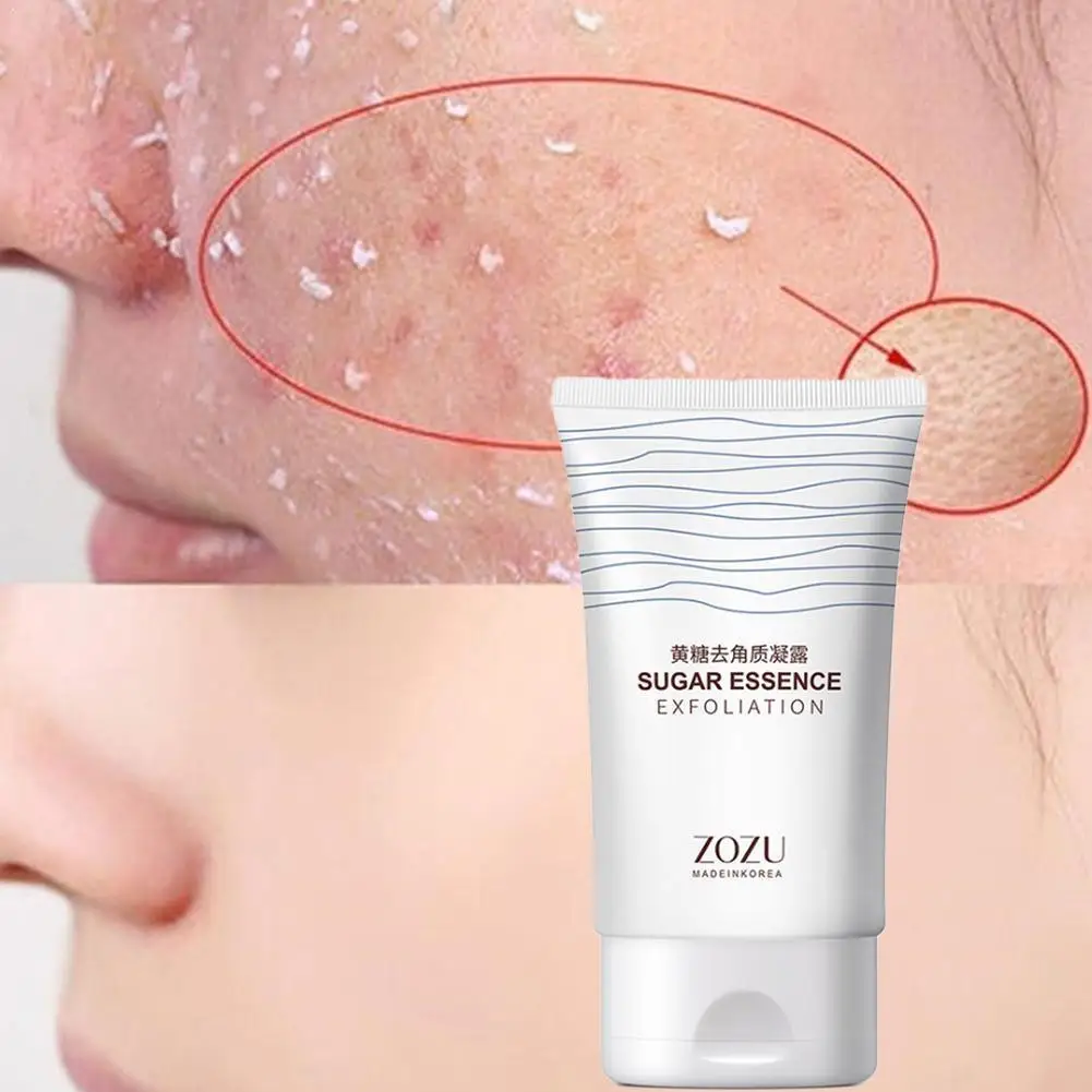 

Brown Sugar Exfoliating Gel Organic Cream Scrub Cleaner Deep Exfoliating Cleansing Cream Cleaner Gel Scrub Peeling Q9K5