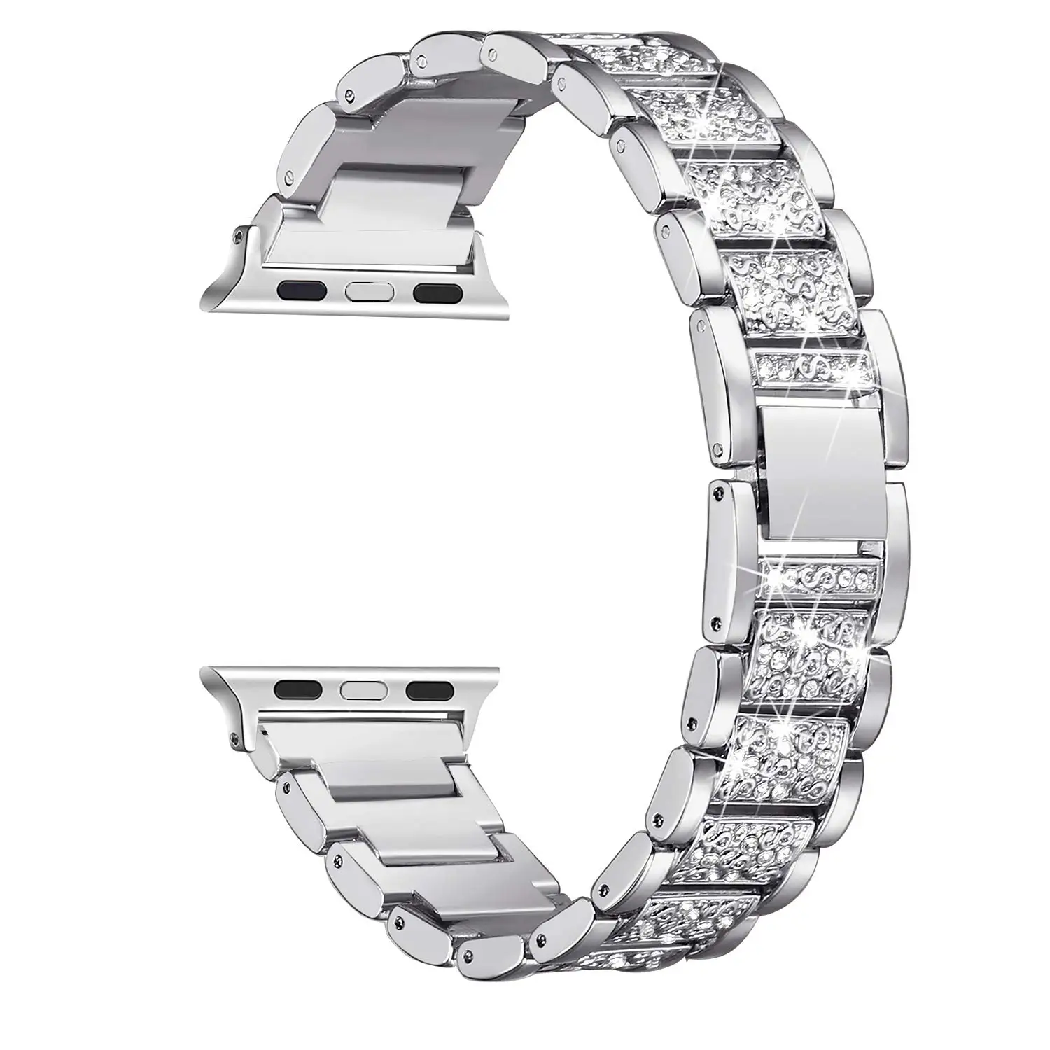 Браслет Oulucci из нержавеющей стали для iWatch Apple Watch ремешок для браслета 38 мм 42 мм с адаптером серии 5/4/3/2/1