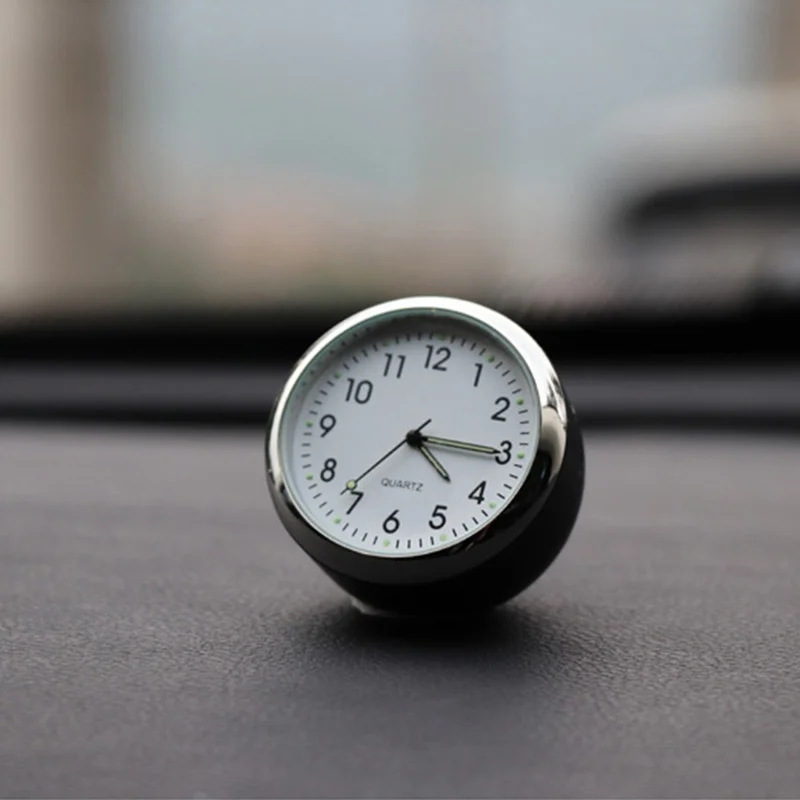 

Mini Car Clock Electronic Watch Decoration Car Interior Clock Quartz Watch Portable Ornament Dashboard Pendant Auto Accessories