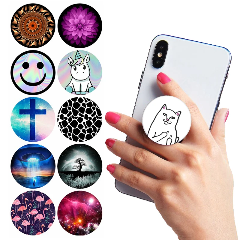 

popsoket for Phones попсокет Rings Holder Phone Accessories Smartphone Finger Ring Stand pocket socket Expanding Stand and Grip