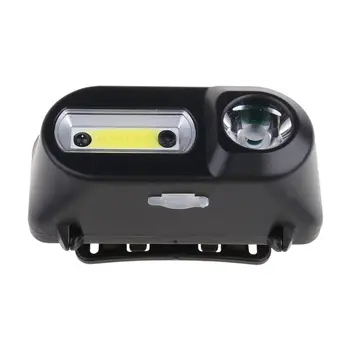 

COB Headlight USB Rechargeable LED Head Light 6 Modes Torch for Hiking Camping Q0KF