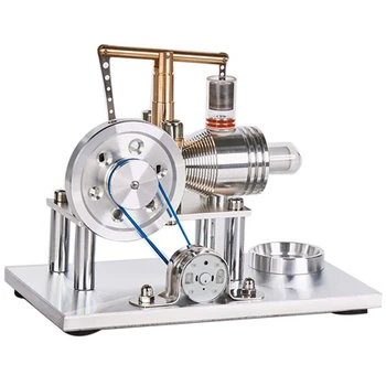 

Air Stirling Engine Motor Model Electricity Generator Balance Stirling Engine Science Experiment Kit Set Educational Toy