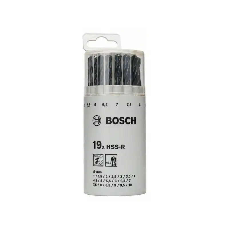 Bosch 2607018355 Set 19 Drill Bits Metal C Hss R Din 338 1 10 Screwdriver Aliexpress