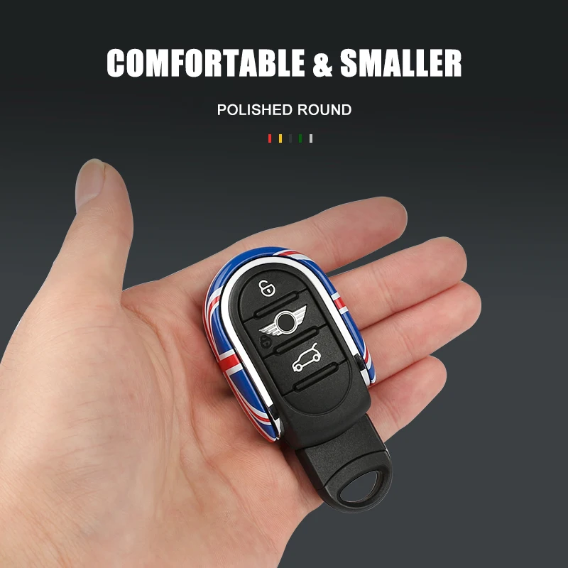 Для Mini Cooper Clubman земляк F54 F55 F56 F57 F60 Юнион Джек титановый сплав металлический автомобильный чехол для ключей аксессуары