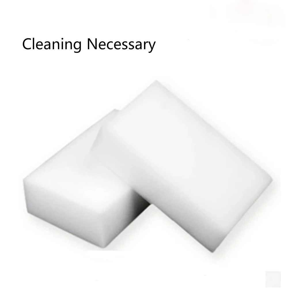 50pcs 10*6*2CM White Kitchen Sponge High Density Dish Washing Melamine Magic Cleaning Dishes Clean Melamine Sponge Eraser Pad