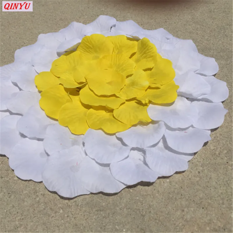 1000pcs Silk Rose Petals Flower Leaves Petals Wedding Supplies Favor Party Decorations 7z