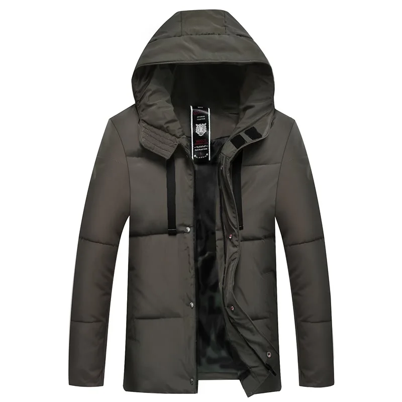 

Winter men's cotton-padded business casual warm padded men's coat hooded cotton-padded jacket clothes men winter coats
