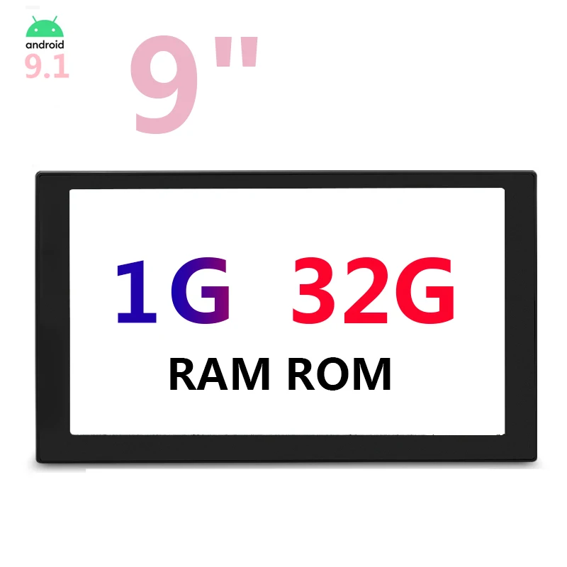 9in 1 32 Ture 2G 9/10. 1 дюймов 2 Din Android 9,1 Автомобильный мультимедийный авто радио 2Din Авторадио Gps центральный Fm USB Doble автомобильный стерео 47 - Цвет: 9in 1 32