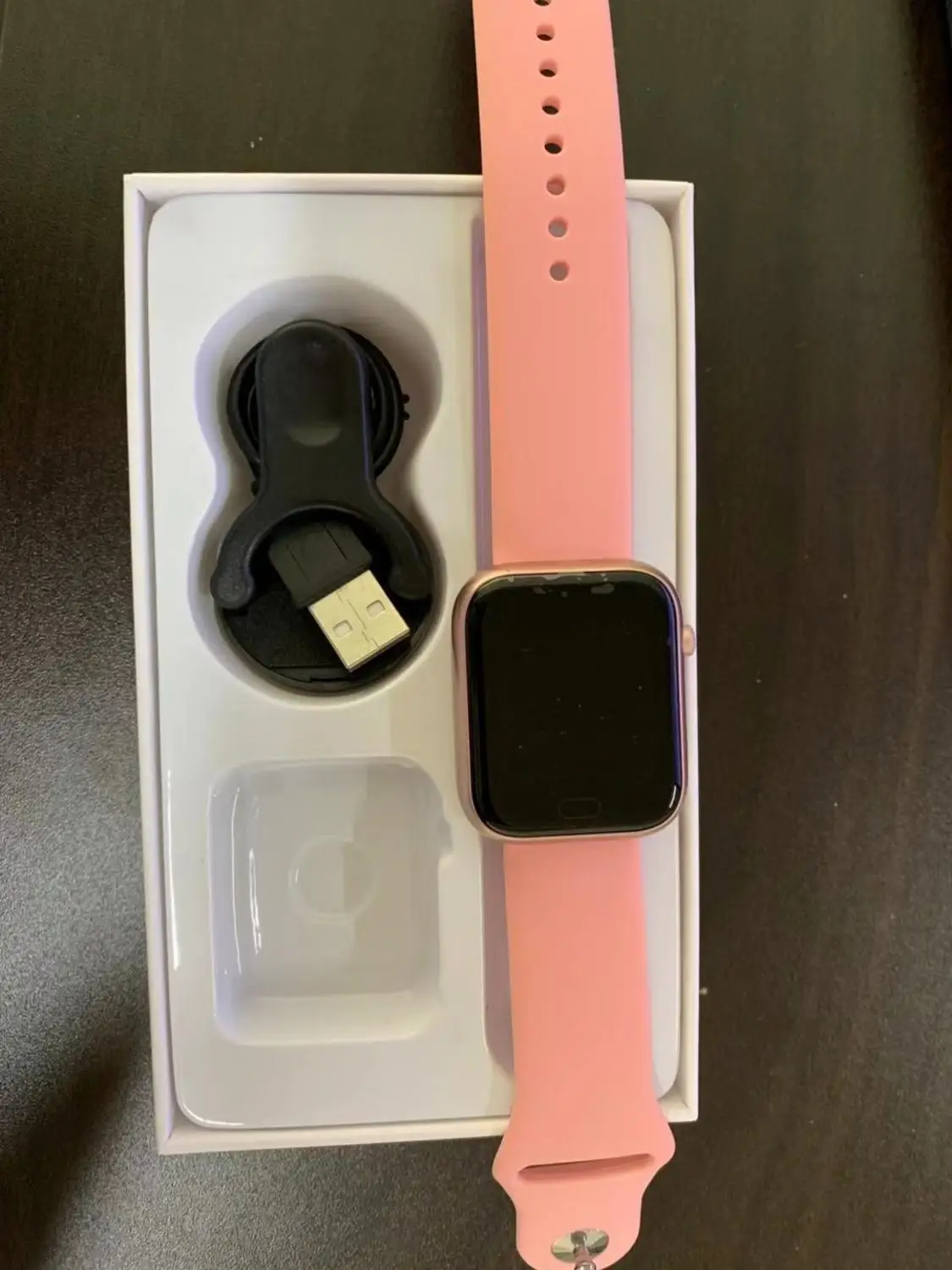 pink-1 Bluetooth для женщин и мужчин Смарт-часы IWO сердечного ритма кровяного давления фитнес-трекер PK B57 IWO 8 9 Q9 Smartwatch для IOS Android - Цвет: pink-1