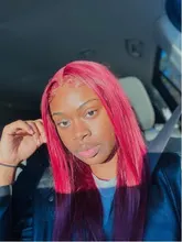 Color 99j peluca con malla frontal 13x4x1 rojo borgoña pelucas de cabello humano para las mujeres negras directamente T parte peluca Remy cabello Pre arrancado 28 pulgadas