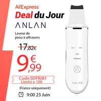 ANLAN ultradźwiękowe urządzenie do oczyszczania twarzy, peeling, do czyszczenia porów, łopatka 1