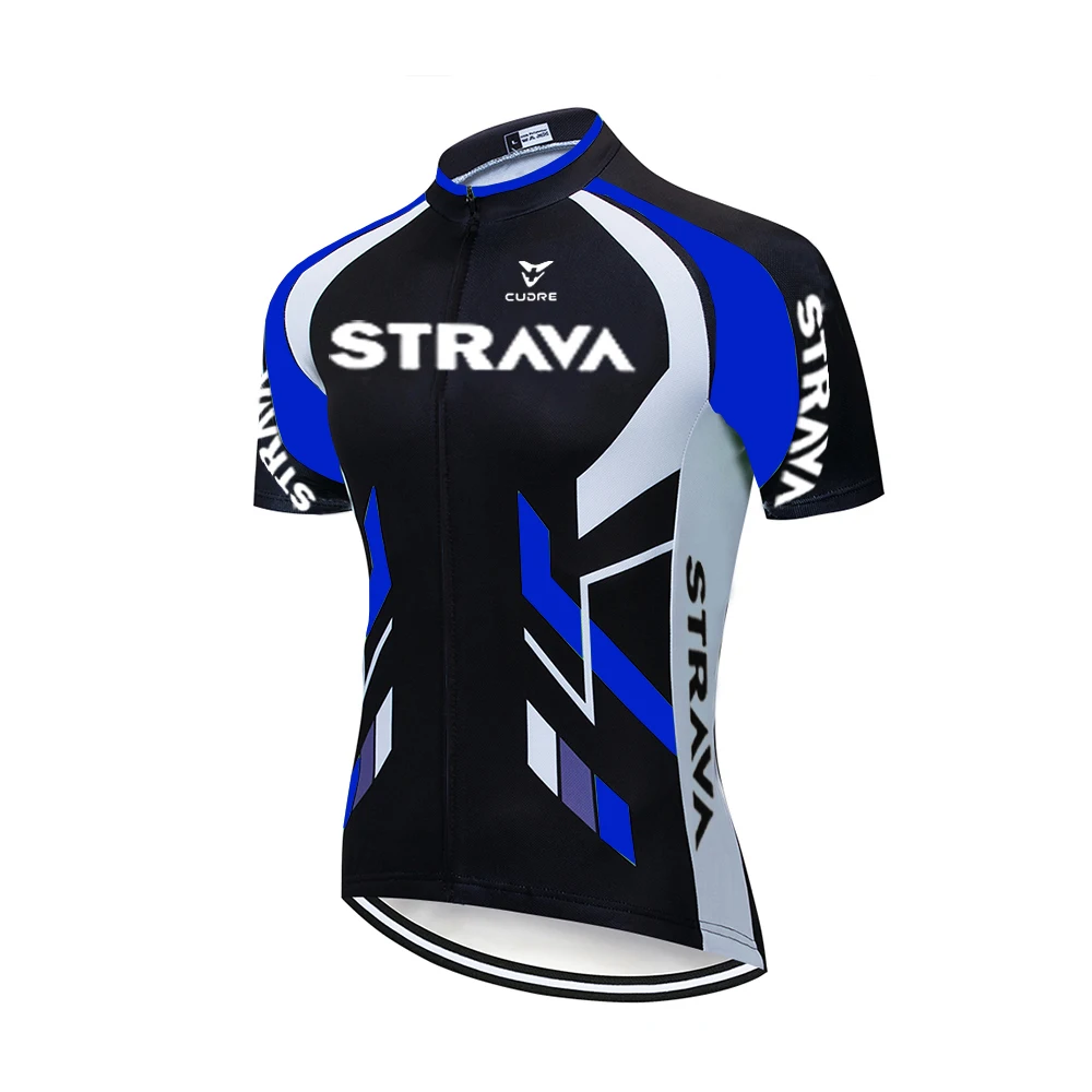 Новинка 2020 Мужская велосипедная Джерси Strava топы с коротким рукавом рубашка для