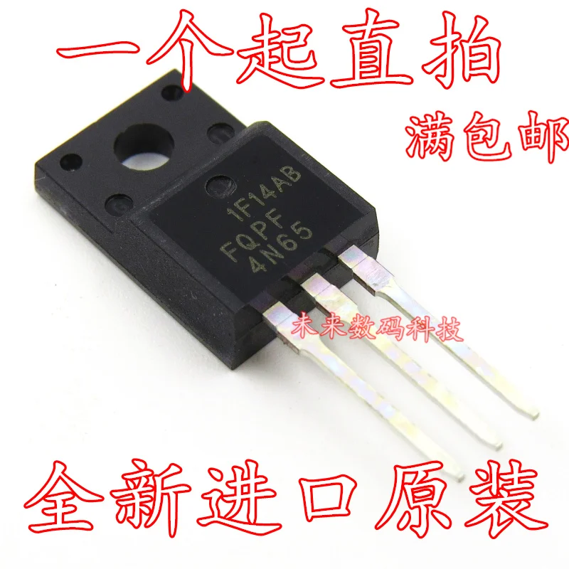 

10pcs/lot FQPF4N65 4N65 4A/650V TO-220F