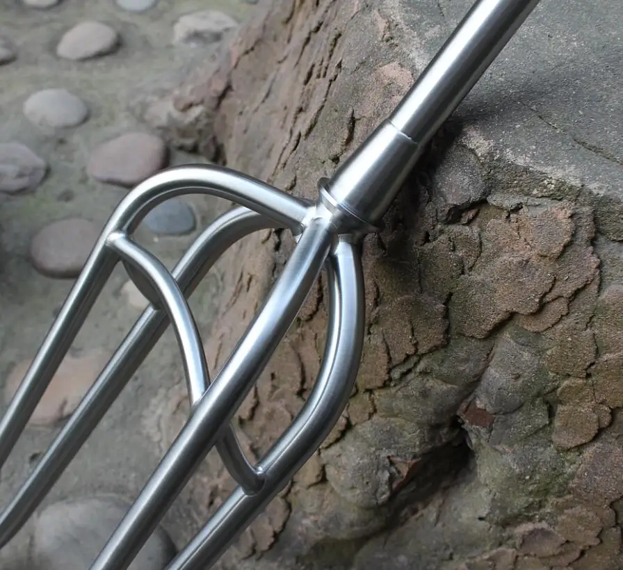 super light titanium truss fork with thru through axle custom cheap tapered steer | Спорт и развлечения