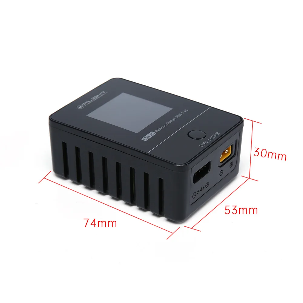 iFlight M4 AC Layout Battery Balance Charger - 30W for 2-4S battery /IPS Full Viewing Angle Display 100-240V FPV Drone Charger 14 undefined