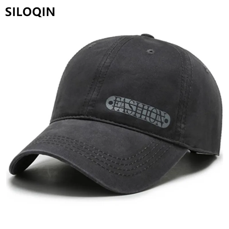 

SILOQIN snapback cap cotton baseball caps for men women adjustable size brands sports caps autumn men's casual cap women's hats