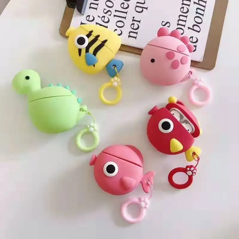 

Cartoon Wireless Bluetooth Earphone Case For Apple AirPods Silicone Headphones Cases For Airpods 1 2 Protective Case Cover