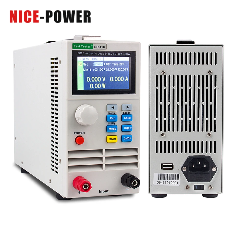 US $139.44 ET5410 ET5420 Electrical Load 150V 40A15A 400W Professional Programmable Digital DC Load Electronic Battery Tester Load Meter