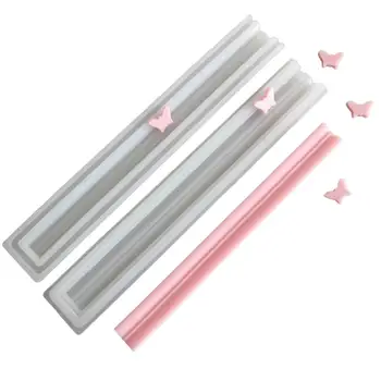 

Butterfly Silicone Mold Mousse Cake Roll Chocolate Gypsum Baking Tool Soap Soap Long Tube Mould High Quality Quick Delivery