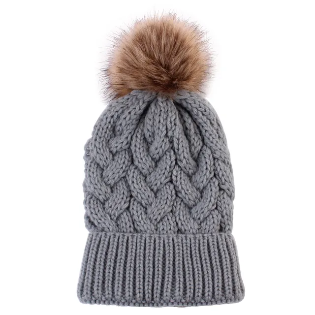 Women Fashion 2019 New Keep Warm Winter Hats Knitted Wool Hemming