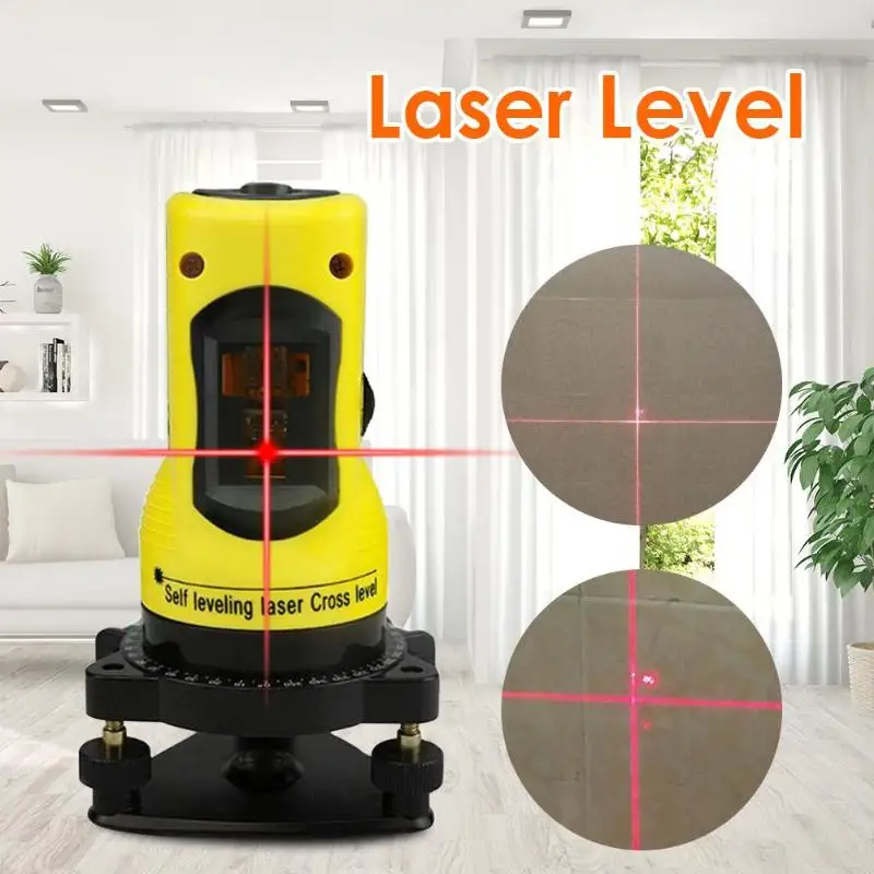 

SL203 Laser Level Meter High Precision 2 Line Infrared Cross Laser Level Instrument Multi-measurement for Interior Decoration