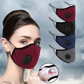 

4PCS Multicolor Mouth Mask Unisex Cotton Face Mask Anime Mask For Cycling Camp Reuseable Mouth Mask Mouth Cover Washable Mouth M
