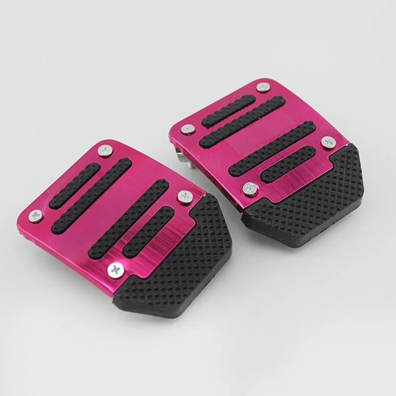 3Pcs/Set Universal Aluminum Manual Transmission Non Slip Car Pedal