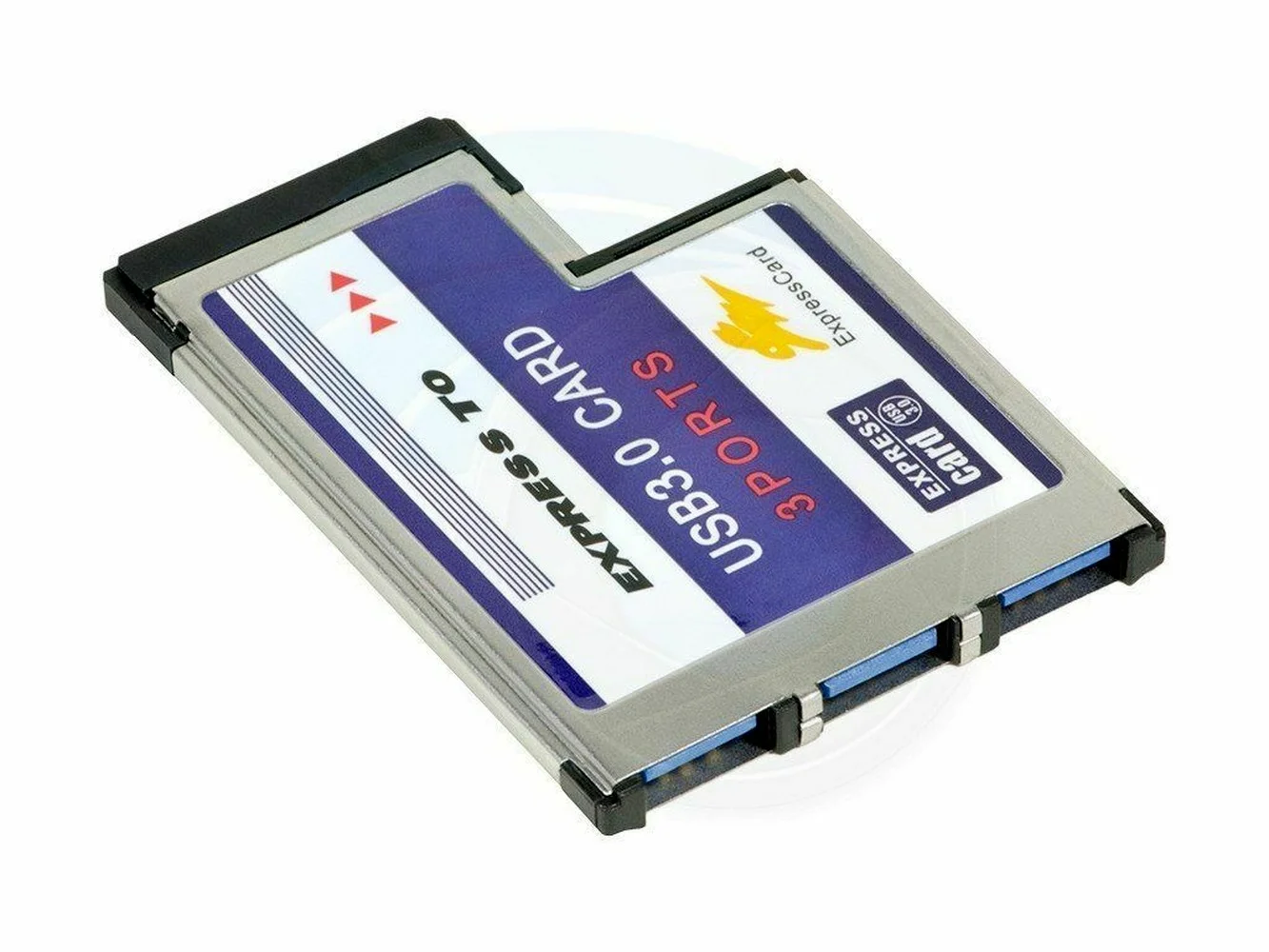 Laptop 54mm Express Card Expresscard 3 Port Usb 3.0 Adapter 5gbps Pc