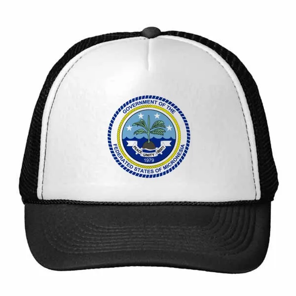 

Micronesia National Emblem Trucker Hat Baseball Cap Nylon Mesh Hat Cool Children Hat Adjustable Cap Gift