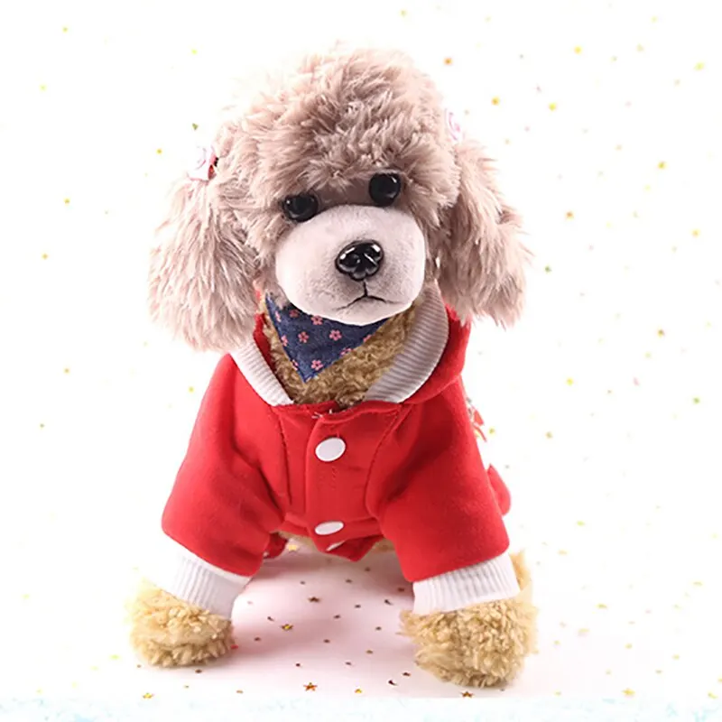 Теплые Водонепроницаемый одежда для маленьких собак для средних и больших собак в рождественском стиле фоновая декорация щенок кофты с капюшоном одежда с принтом в виде собак