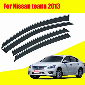 

For Nissan teana Car Sun Window Visor Rain Guard Vent Shade Accessories 4Pcs