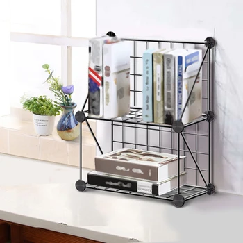 

Creative Computer Desktop Bookcase Fashion Desk Bookshelf Simple Children Shelf Small Economy Storage Rack