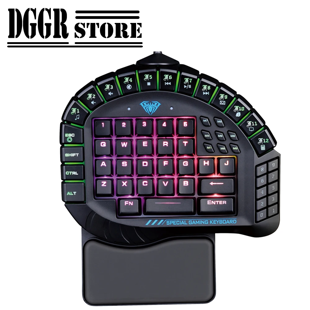 Профессиональная игровая клавиатура с RGB подсветкой 30 клавиш|Клавиатуры| |