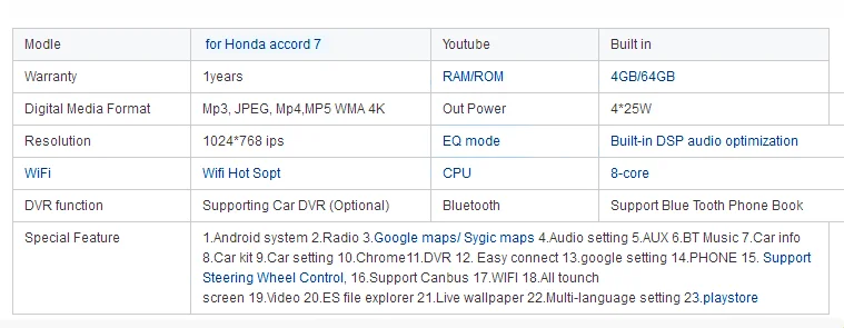 4 Гб+ 64 Гб ips экран DSP Android 9,0 Стерео gps Автомобильный мультимедийный для Honda Accord 7 2003 2004 2005 2006 2007