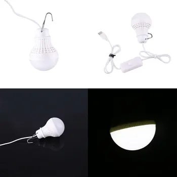 

Home Glowing 5V 5W LED Energy Saving Lamps Light Bulb USB DIY Luminous