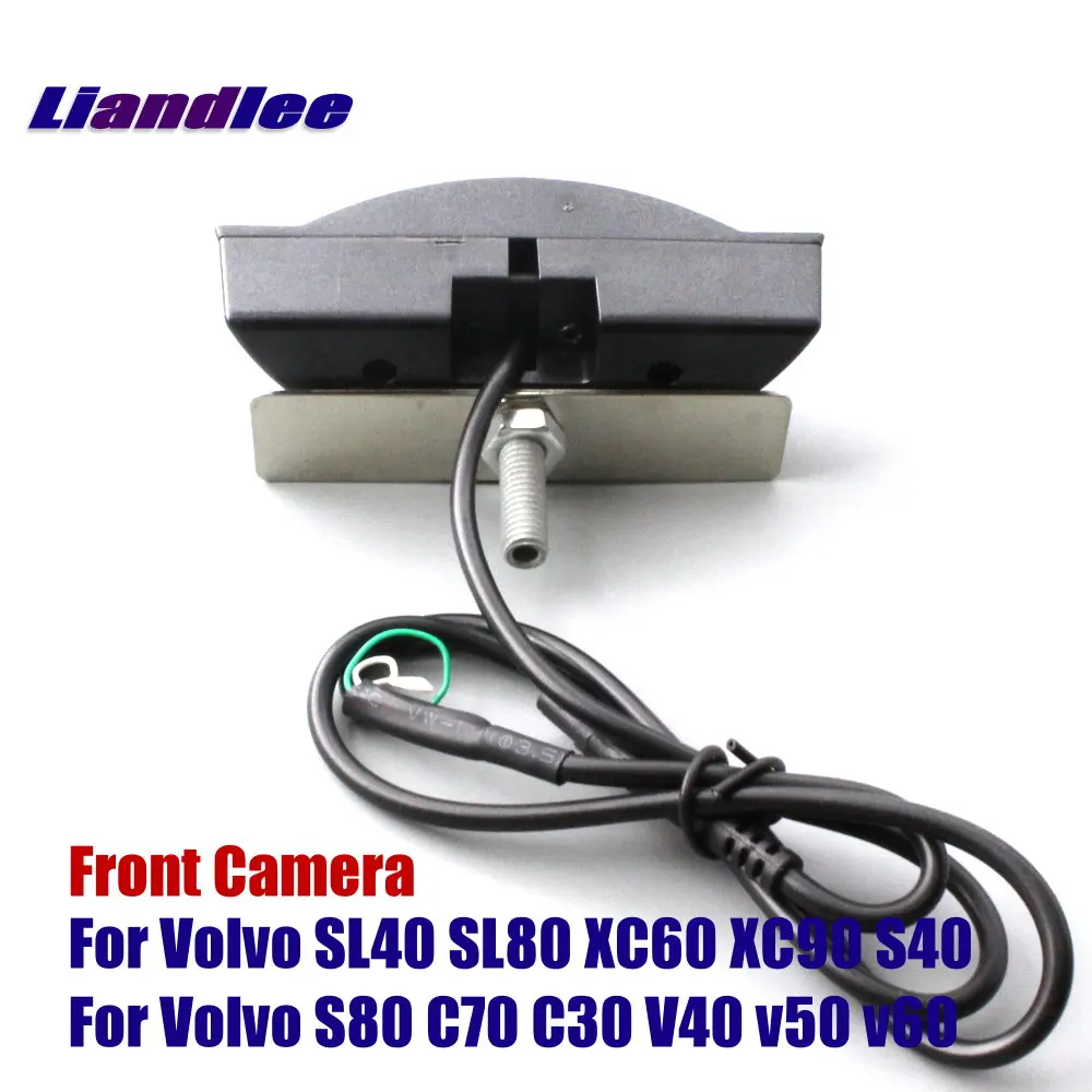 Liandlee HD CCD Автомобильная камера переднего вида для VOLVO Передняя камера SL40 SL80 XC60 XC90 S40 S80 C70 C30 V40 v50 v60 s80 ночное видение