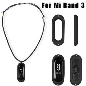 

replacement accessories for xiaomi mi Fashion Knitted Fashion Necklace With Rubber Pendant Holder For Xiaomi Mi Band 3